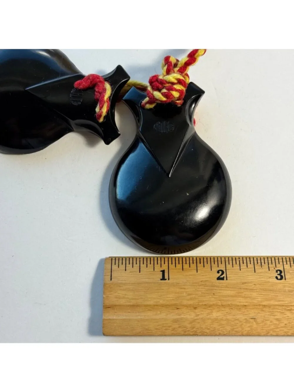 Elton Bakelite Percussion Castanets Clackers Hand Musical Instruments Tango Vtg - Picture 4 of 11